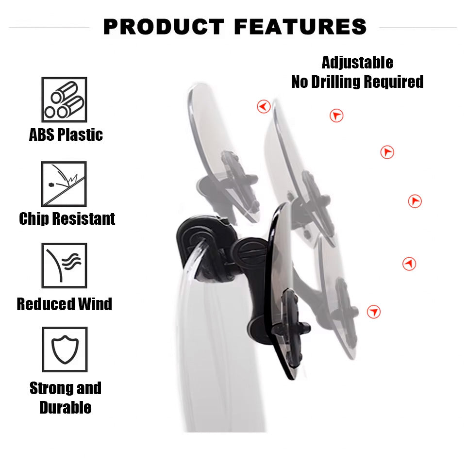Motorcycle Extension Screen - Clear - Large
