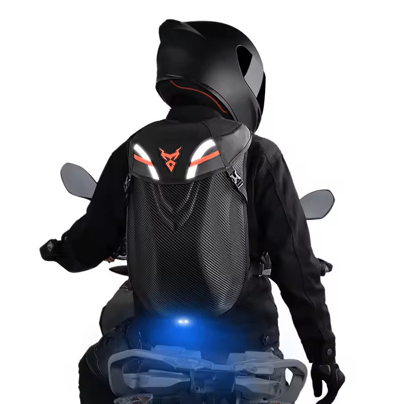 Motorcycle Backpack - MaxViz LED Light - Waterproof - Expandable