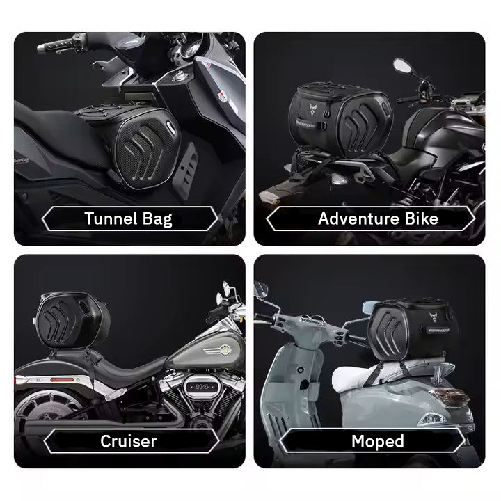 Motorcycle Tail Bag (Tunnel Bag)