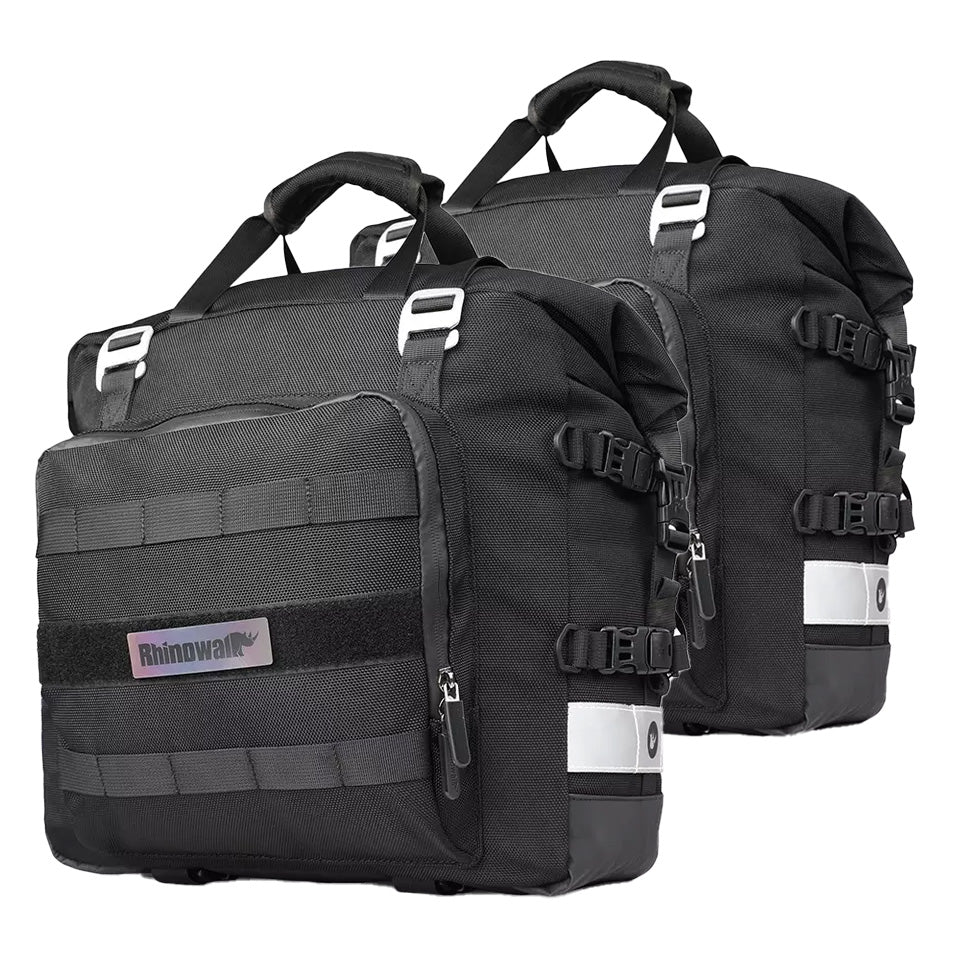 Motorcycle Saddle Bags - Quick Release - Waterproof - 2-Bag Set