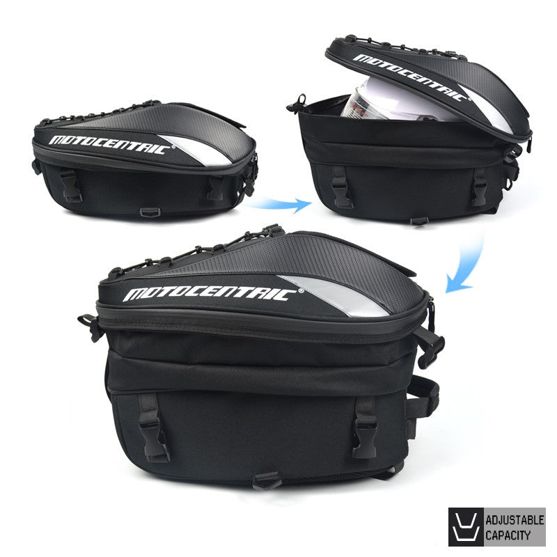 Motorcycle Backpack - Tail Bag - Expandable