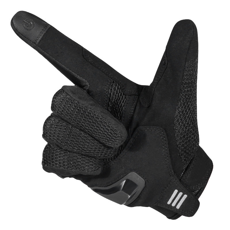 Motorcycle Summer Gloves - Camo - Army Green
