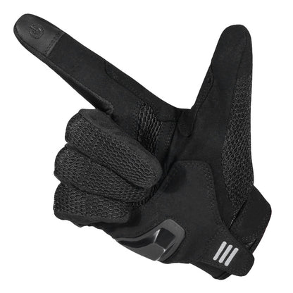 Motorcycle Summer Gloves - Camo - Army Green