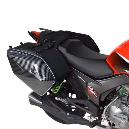 Motorcycle Saddle Bags - Carbon Fibre