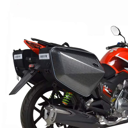 Motorcycle Saddle Bags - Carbon Fibre