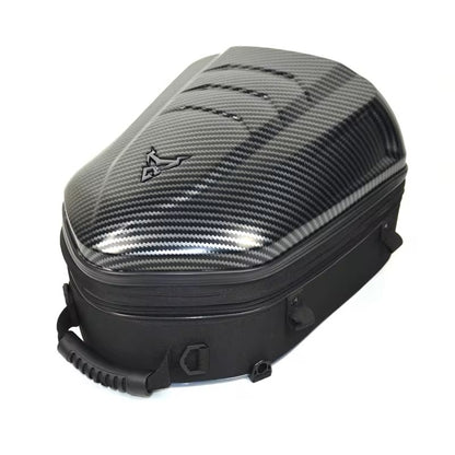 Motorcycle Backpack - Carbon Firbre - Tail Bag - Expandable