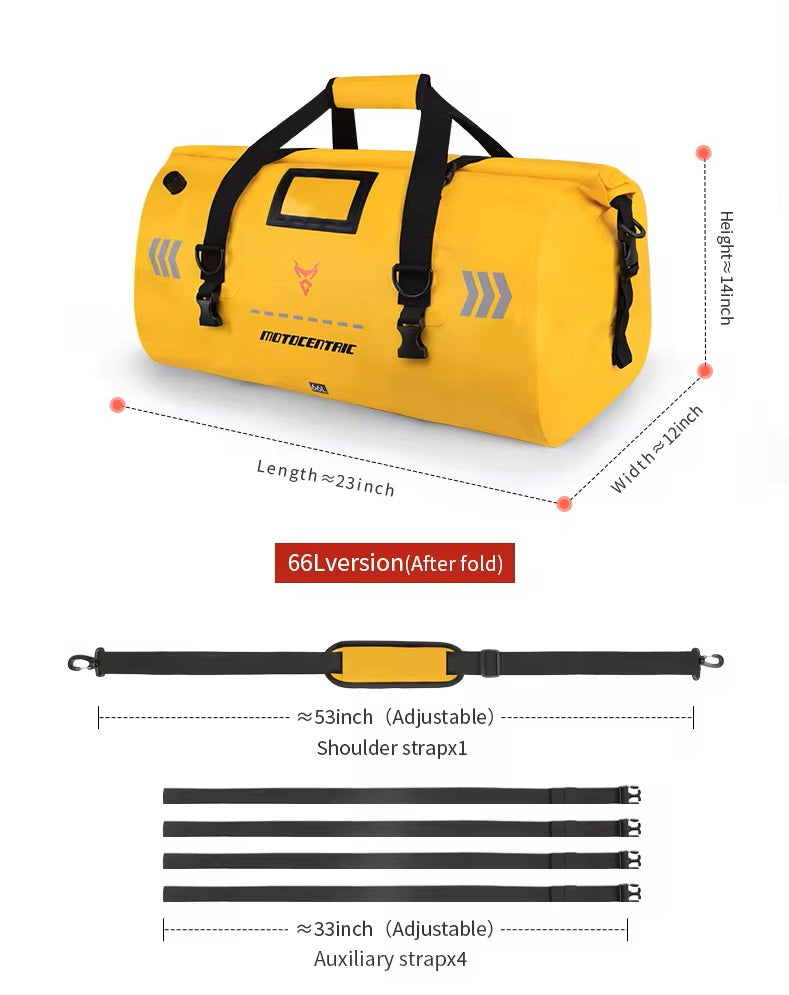 Motocentric Motorcycle Duffel Bag - 66L