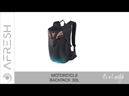 Motorcycle Backpack - MaxViz LED Light - Waterproof - Expandable